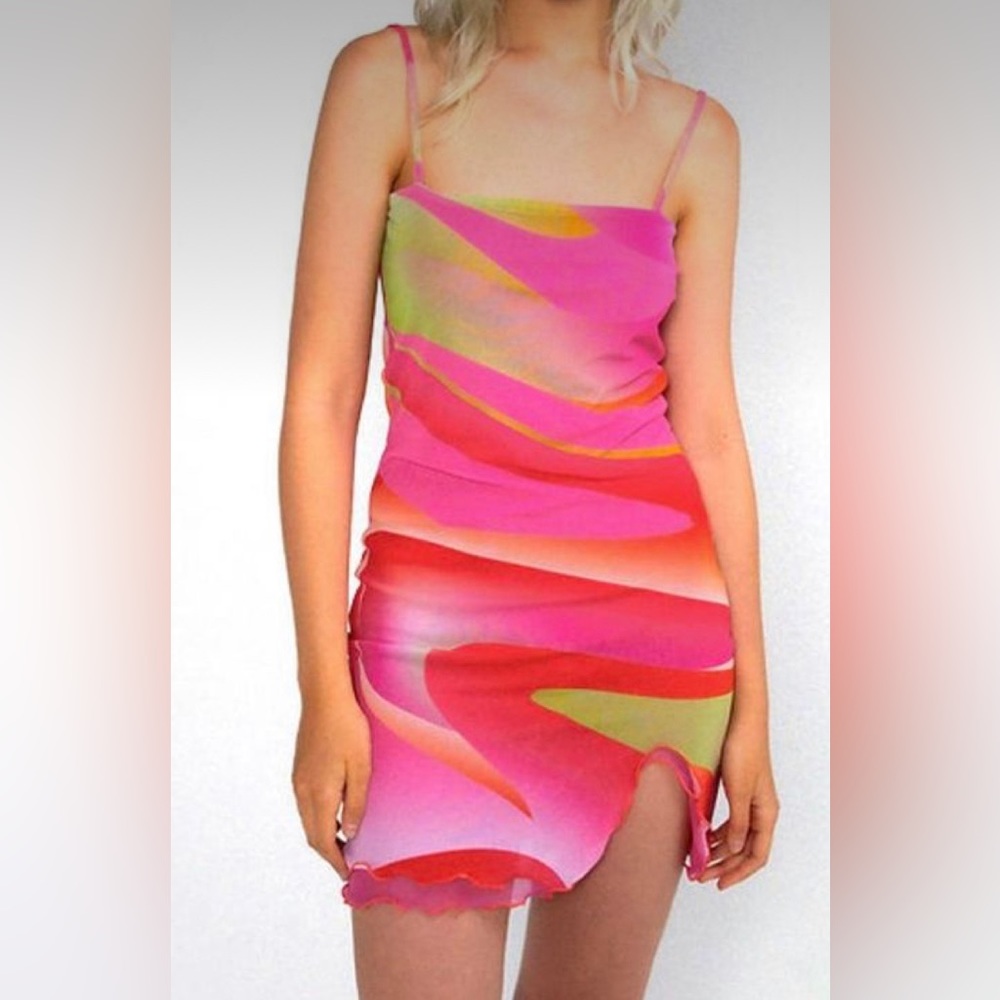 EXPIRED GIRL - NWOT mesh mini dress